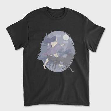 Woman Who Runs With Wolves, Unisex Men's T-Shirt