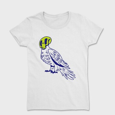Halloween Crow Skull, Women's T-Shirt