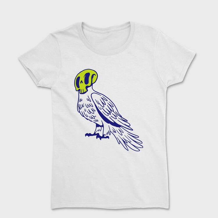 Halloween Crow Skull, Women's T-Shirt