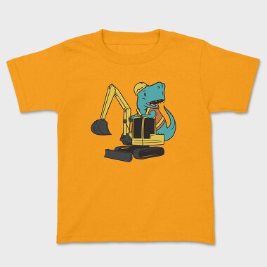 Dinosaurexcavator, Kids' T-Shirt