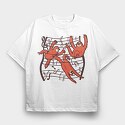 Carp Line Monochrome, Unisex Men's T-Shirt