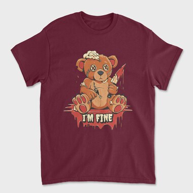 Halloween Teddy Bear 2, Unisex Men's T-Shirt