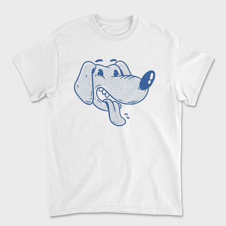 Dog Cartoon, Унисекс Мъжка Тениска