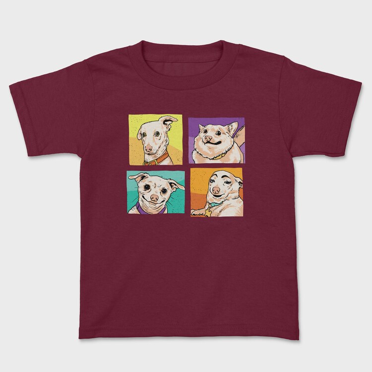 Meme Dogs, Kids' T-Shirt
