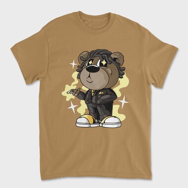 Successful Stoner Bear, Unisex Men's T-Shirt