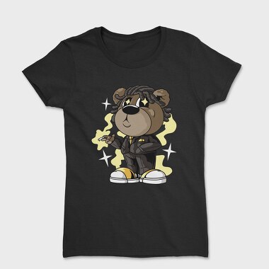 Successful Stoner Bear, Women's T-Shirt