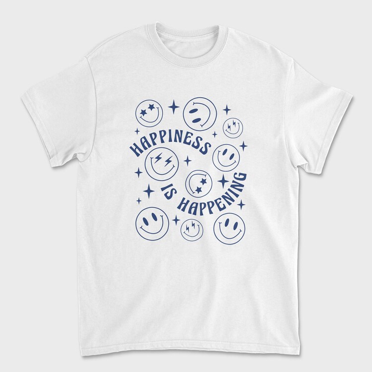Happiness Happening, Unisex Men's T-Shirt