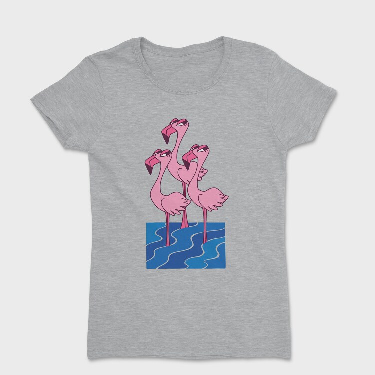 Flamingo Trio, Women's T-Shirt