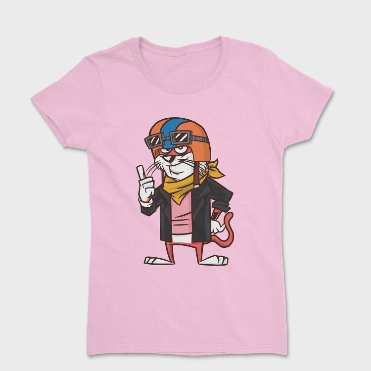Cat Biker, Women's T-Shirt