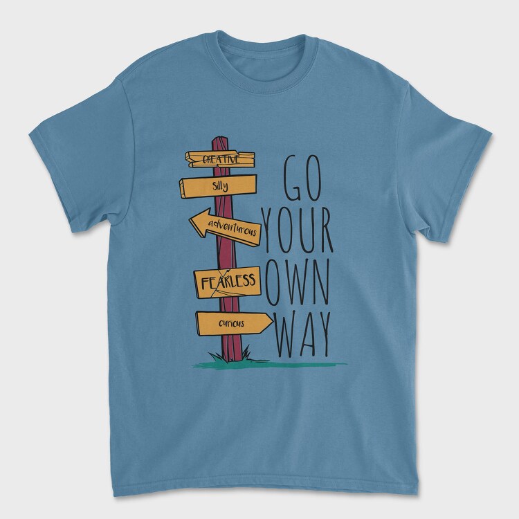 Go Your Own Way, Unisex Men's T-Shirt