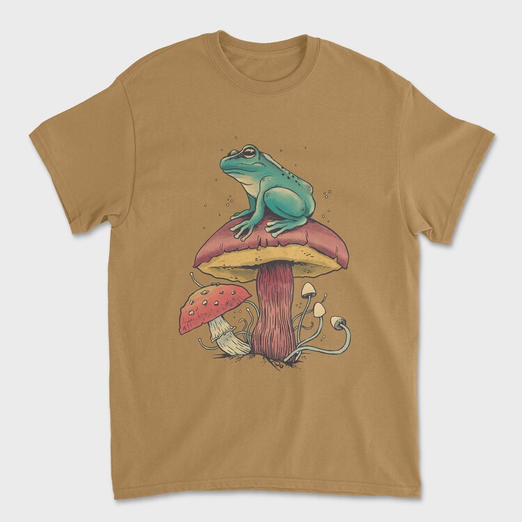 Mushroom Frog, Unisex Men's T-Shirt