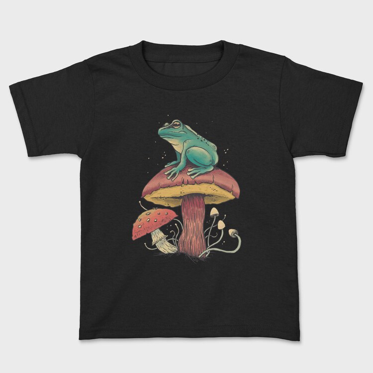 Mushroom Frog, Kids' T-Shirt