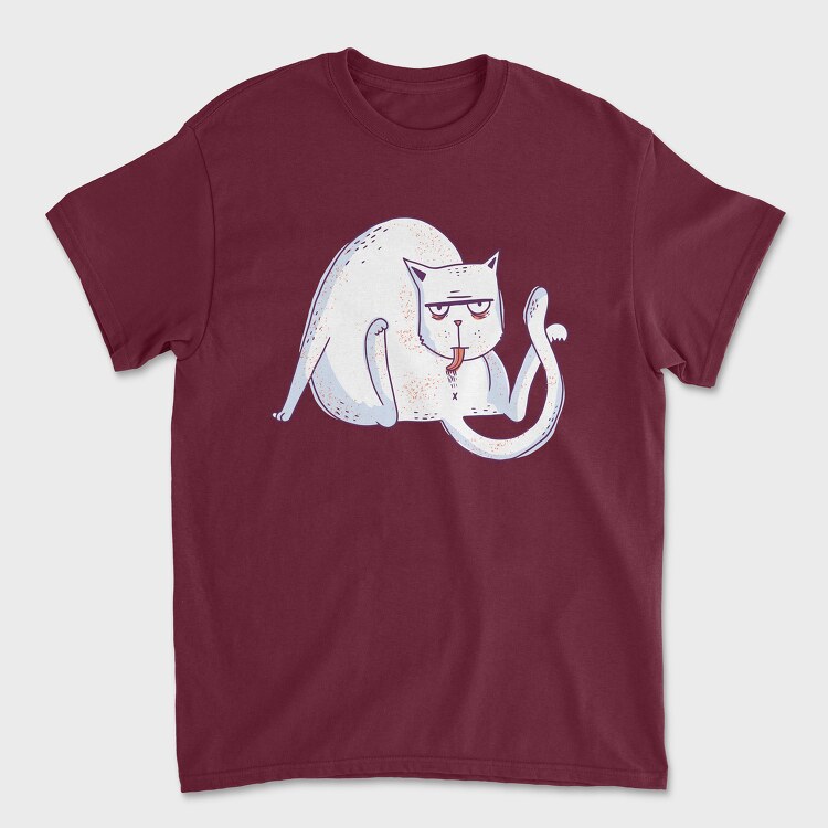 Liking Cat, Unisex Men's T-Shirt