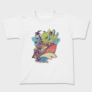 Martian Goes Hawaii, Kids' T-Shirt