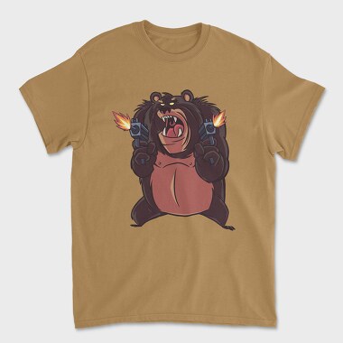 Bear Chuck, Unisex Men's T-Shirt