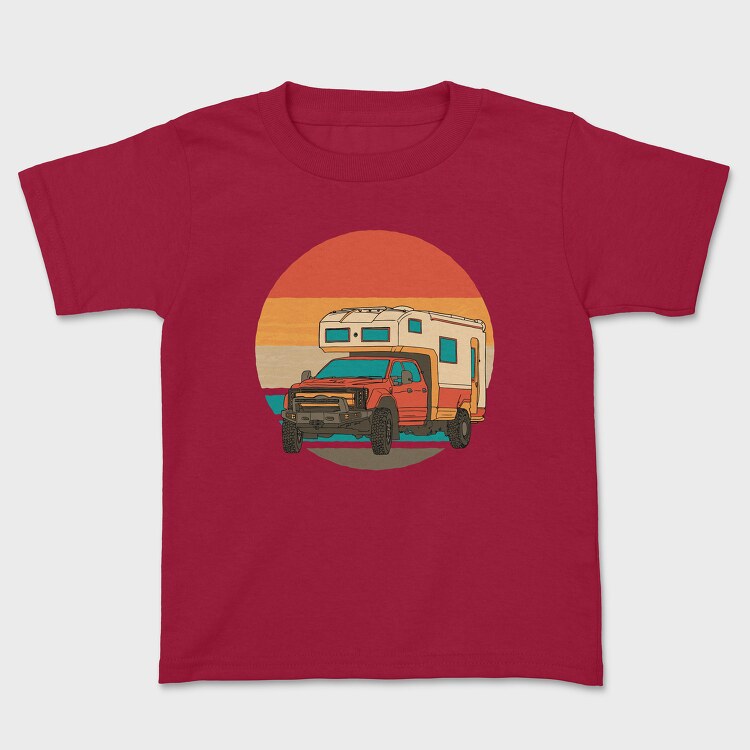 Retrosunset Camper, Детска Тениска