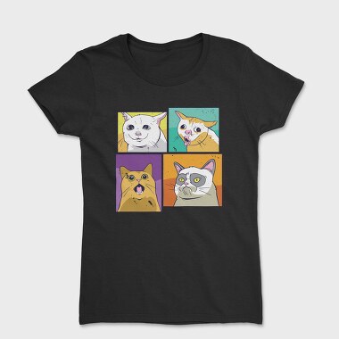 Дамска Тениска, Meme Cats
