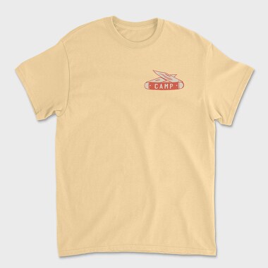 Camp Pocket Knife, Unisex Men's T-Shirt