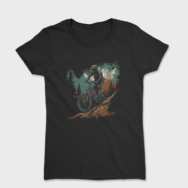 Bike Mountain, Women's T-Shirt