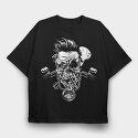 Bulldog Portrait Monochrome, Women's T-Shirt