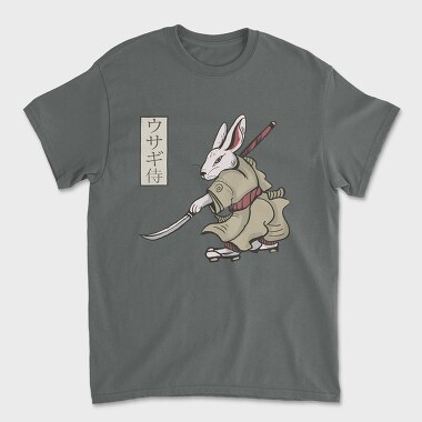 Rabbit Samurai, Unisex Men's T-Shirt