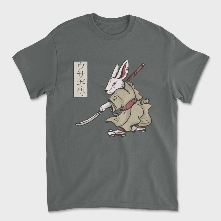 Rabbit Samurai, Unisex Men's T-Shirt