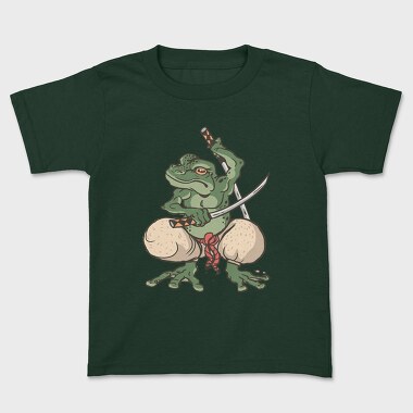 Детска Тениска, Samurai Frog Katana