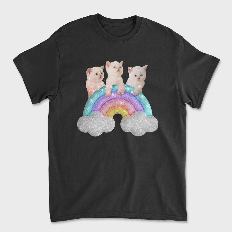 Sparkles Cats, Унисекс Мъжка Тениска