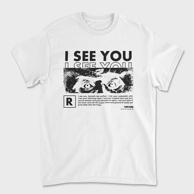 I See You Eyes, Unisex Men's T-Shirt