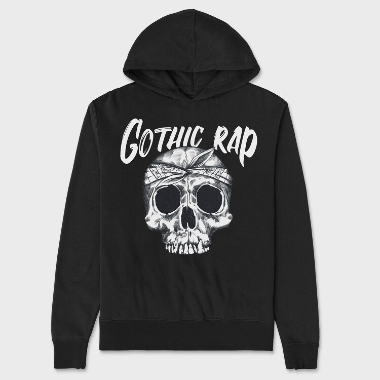Gothic Rap Skull, Унисекс Мъжко Суичър