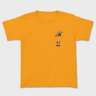 Pocket Pandas, Kids' T-Shirt