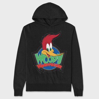 Cartoon Retro Woody Woodpecker 3, Унисекс Мъжко Суичър