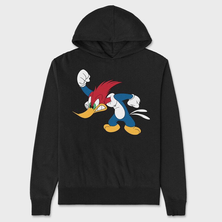 Cartoon Retro Woody Woodpecker 5, Унисекс Мъжко Суичър