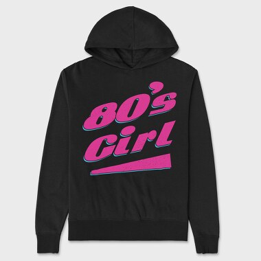 80 S Girl Pink, Unisex Men's Hoodie