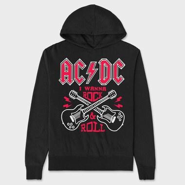 AC DC, Unisex Men's Hoodie