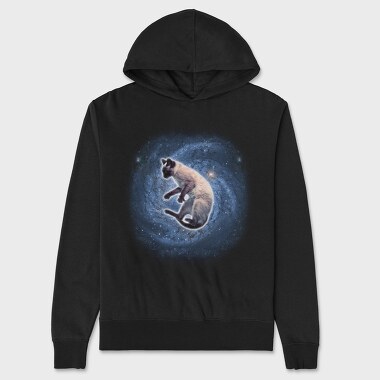 Cat Galaxy, Unisex Men's Hoodie