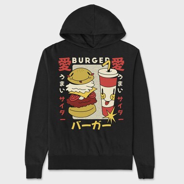 Burger Soda, Unisex Men's Hoodie