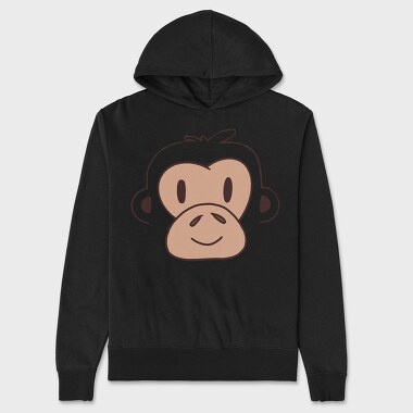 Monkey Face, Unisex Men's Hoodie