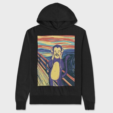 Monkey Scream, Unisex Men's Hoodie