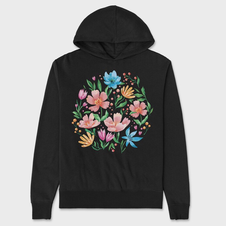 Wild Flowers, Унисекс Мъжко Суичър