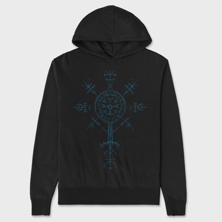 Valkyrie Symbol, Unisex Men's Hoodie