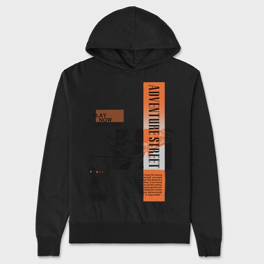 Adventure Street 1, Unisex Men's Hoodie