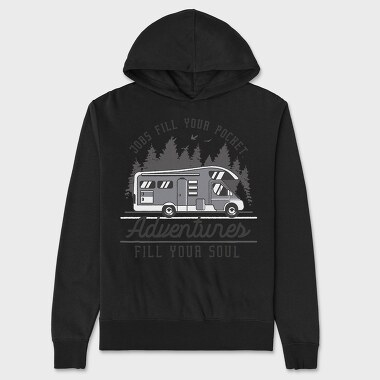 Adventures Fill Your Soul Van Life, Unisex Men's Hoodie