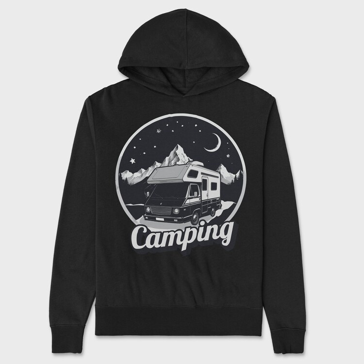 Van Night Camping, Унисекс Мъжко Суичър