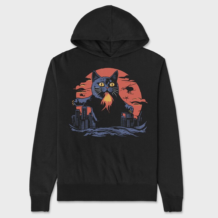 Cat Monster Parody, Unisex Men's Hoodie