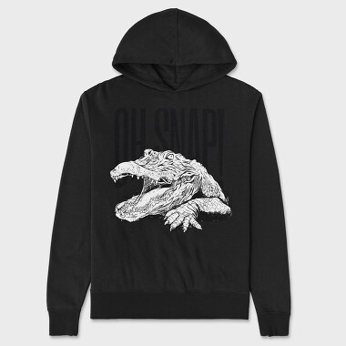Aligator Oh Snap, Unisex Men's Hoodie
