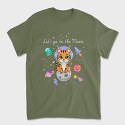 Cat Playing Volleyball, Unisex Men's T-Shirt