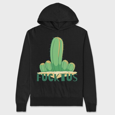 Fucktus, Unisex Men's Hoodie