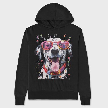 Dalmatian Dog, Unisex Men's Hoodie