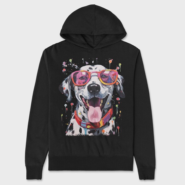 Dalmatian Dog, Унисекс Мъжко Суичър